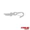 Extreme Max Extreme Max 3006.2033 BoatTector Solid Braid MFP Anchor Line with Snap Hook - 3/8" x 100', White 3006.2033 - alternate 2